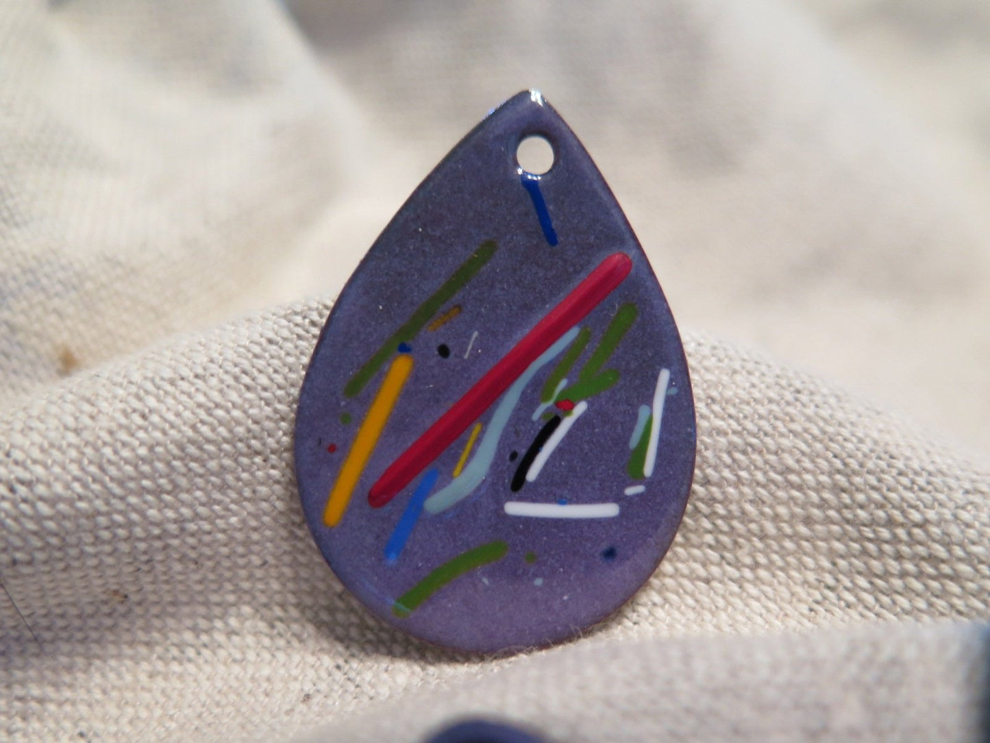 Handmade Enameled Copper Necklaces