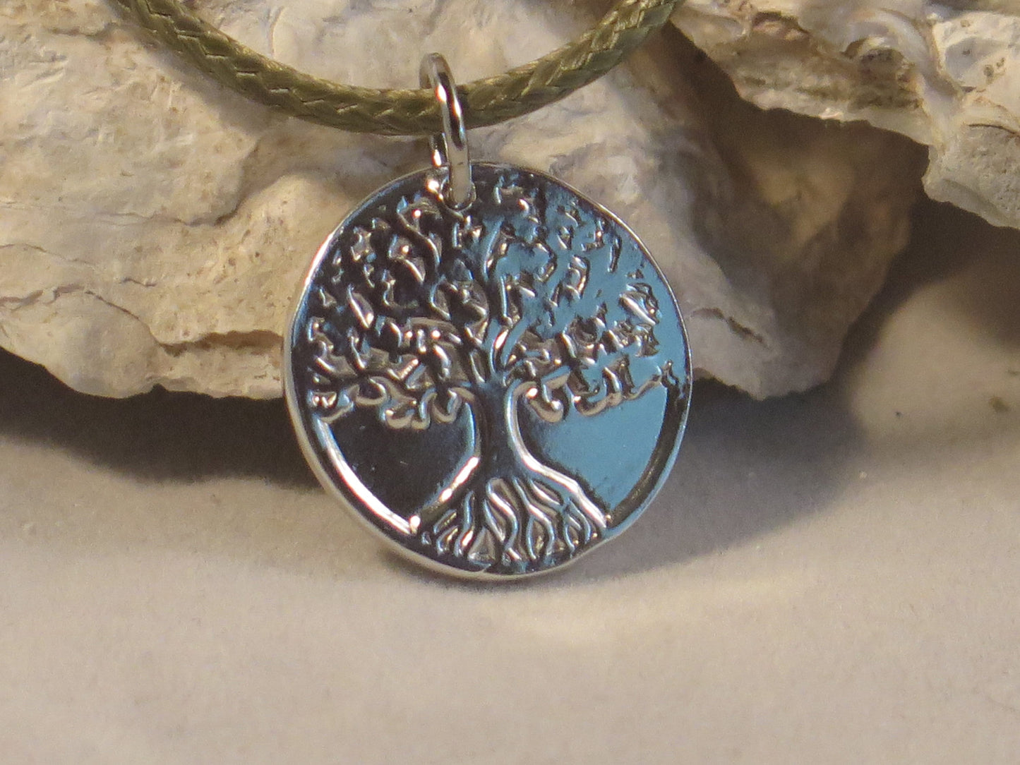Handmade Pure Silver Tree of Life Necklace - Great Gift For Anyone