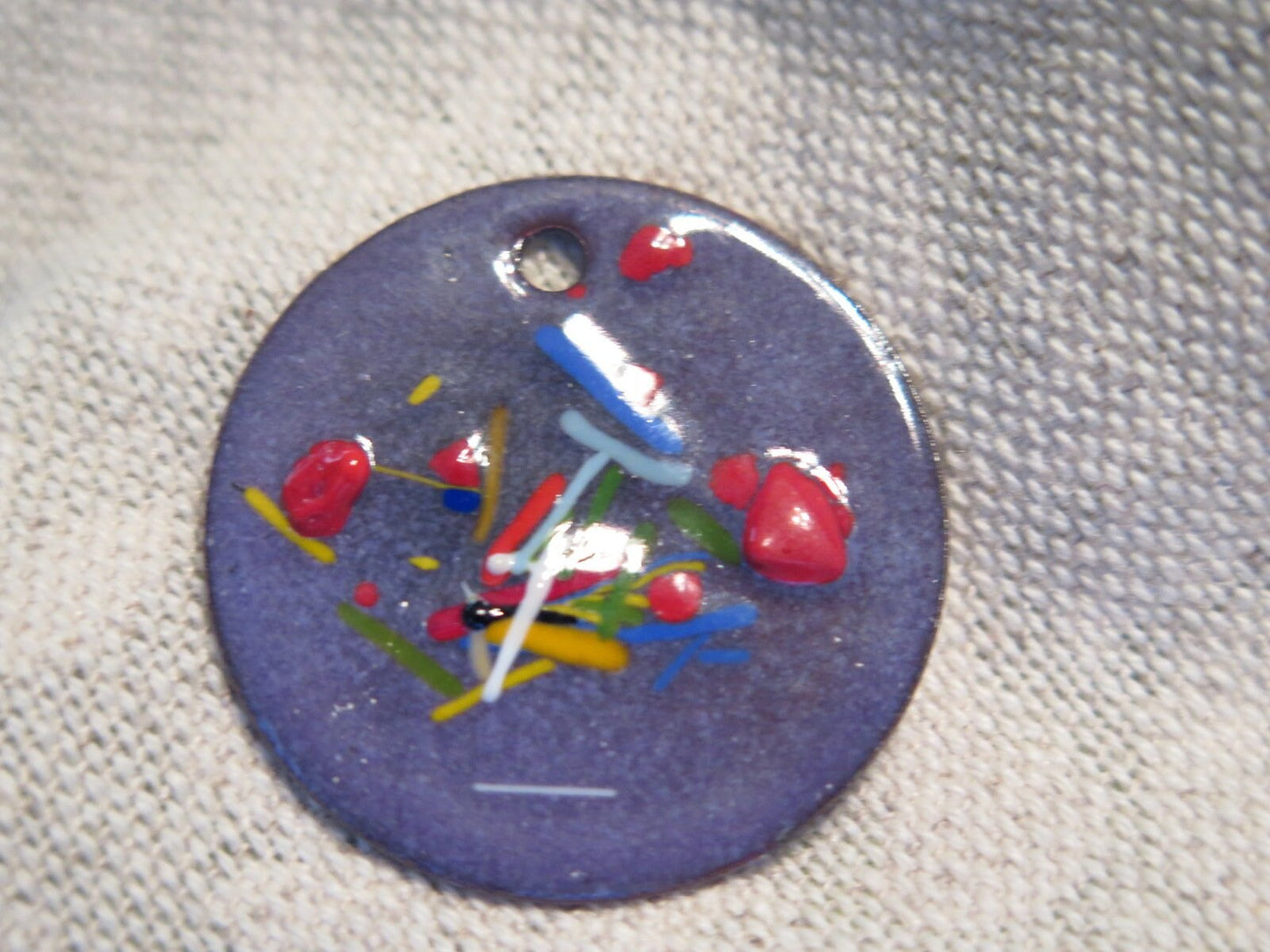 Handmade Enameled Copper Necklaces