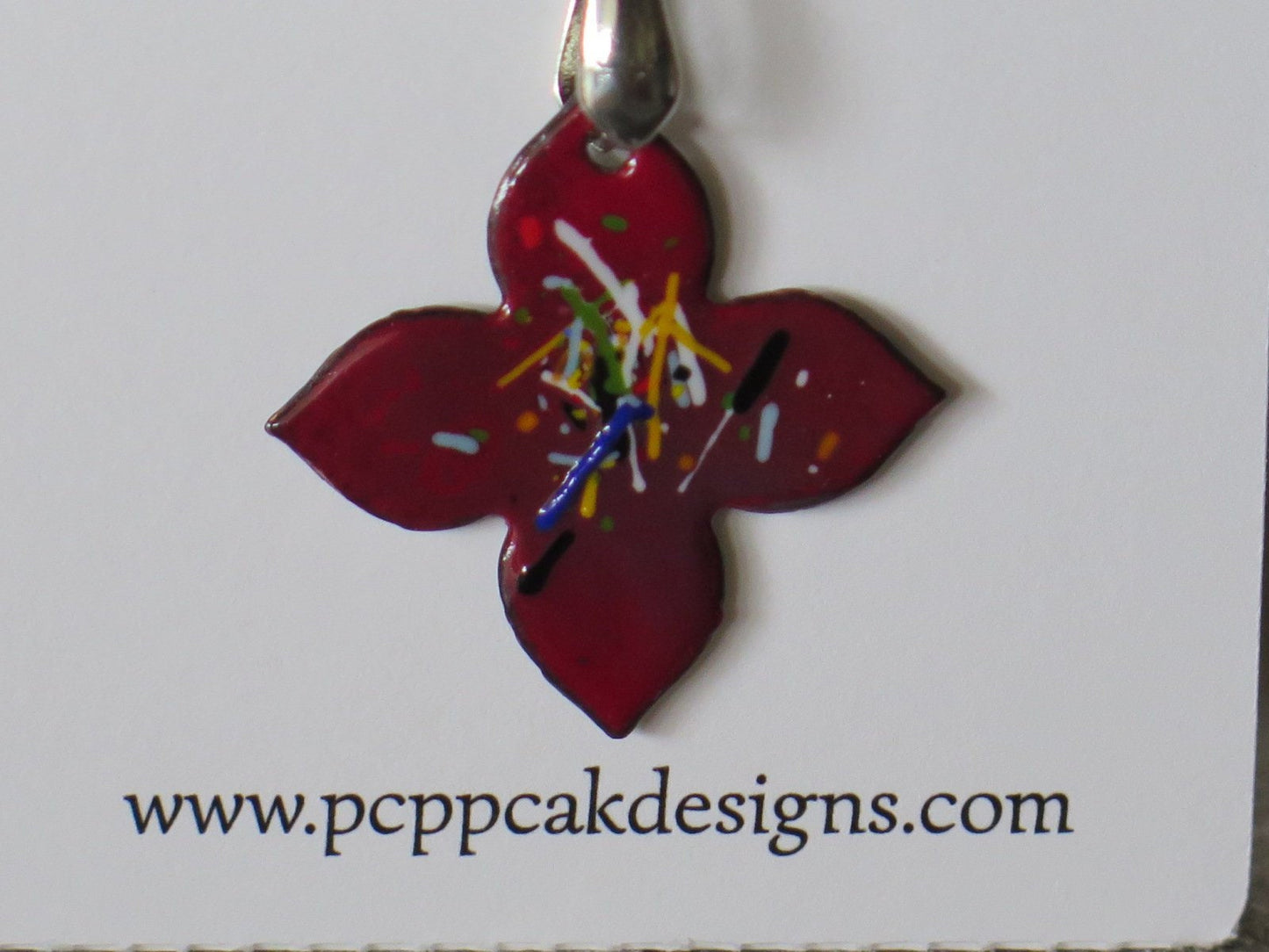 Handmade Enameled Copper Necklaces