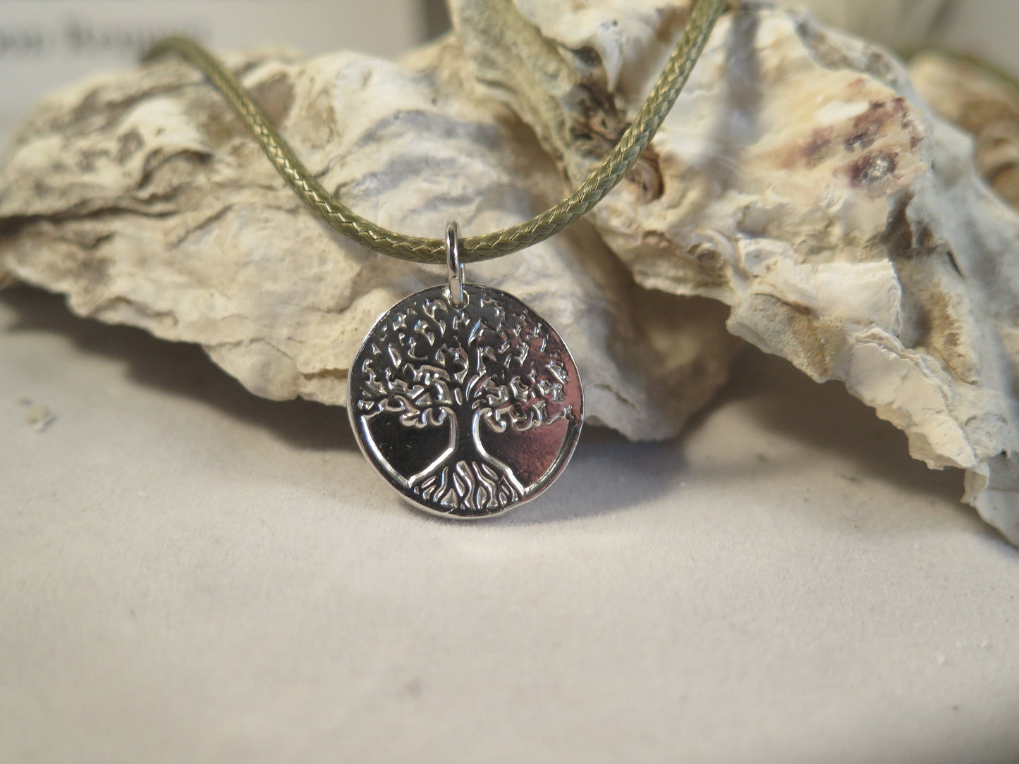 Handmade Pure Silver Tree of Life Necklace - Great Gift For Anyone