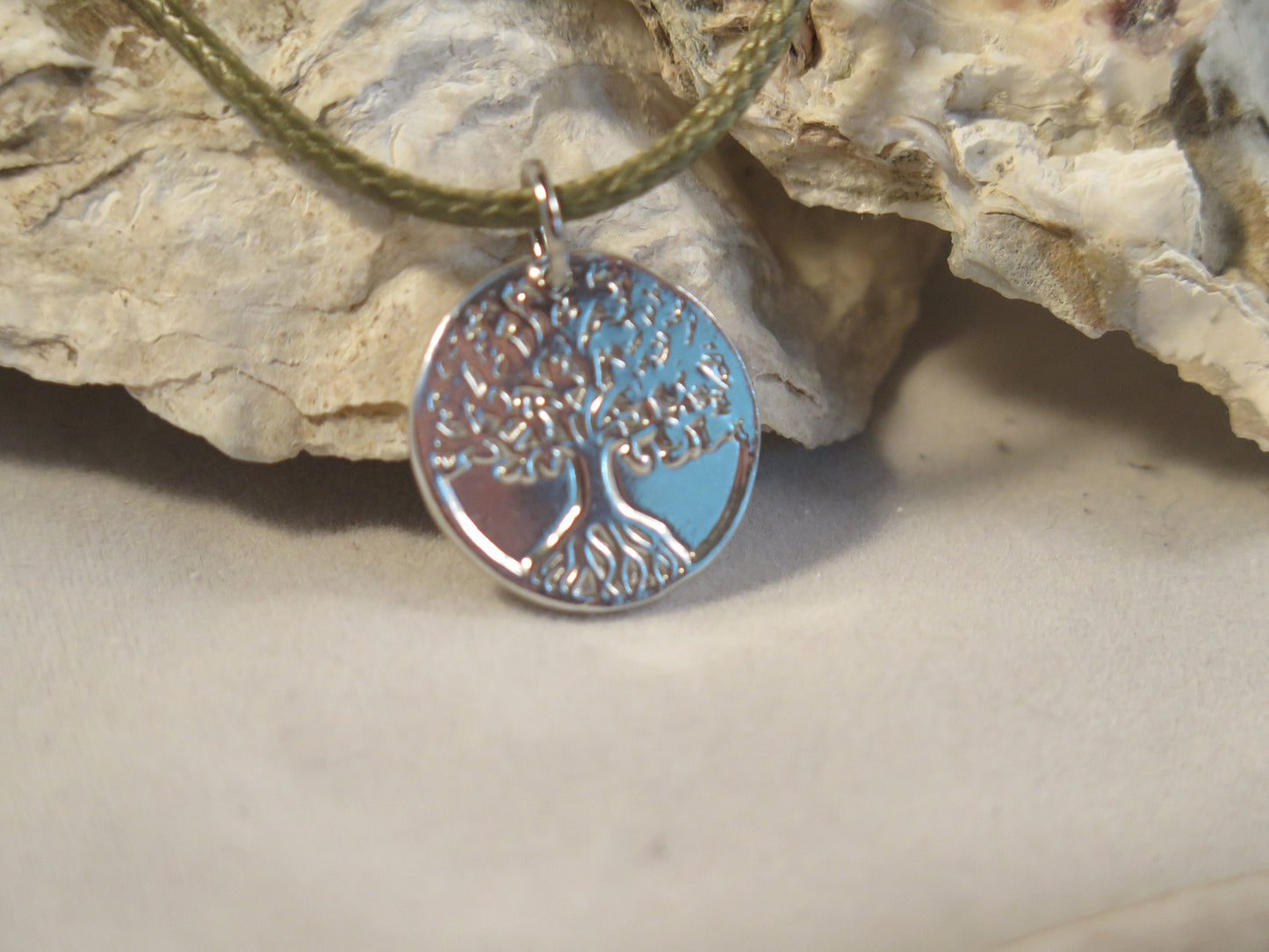 Handmade Pure Silver Tree of Life Necklace - Great Gift For Anyone