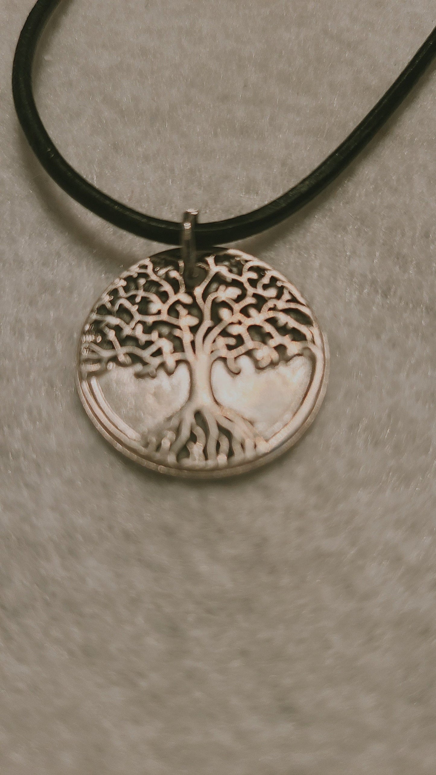 Handmade Pure Silver Tree of Life Necklace - Great Gift For Anyone