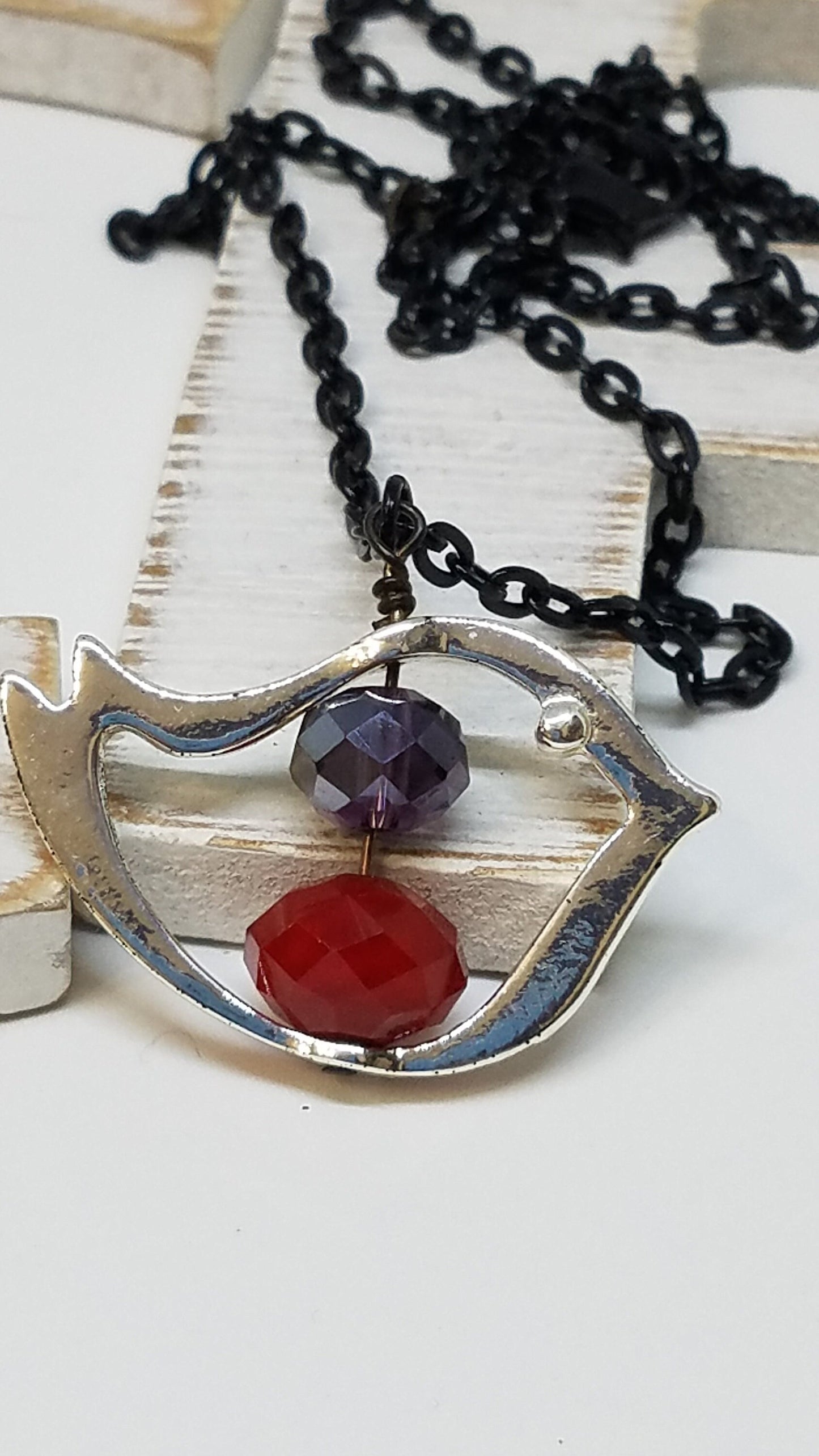 Beads and Birdies Necklace - Cute Unique Gift