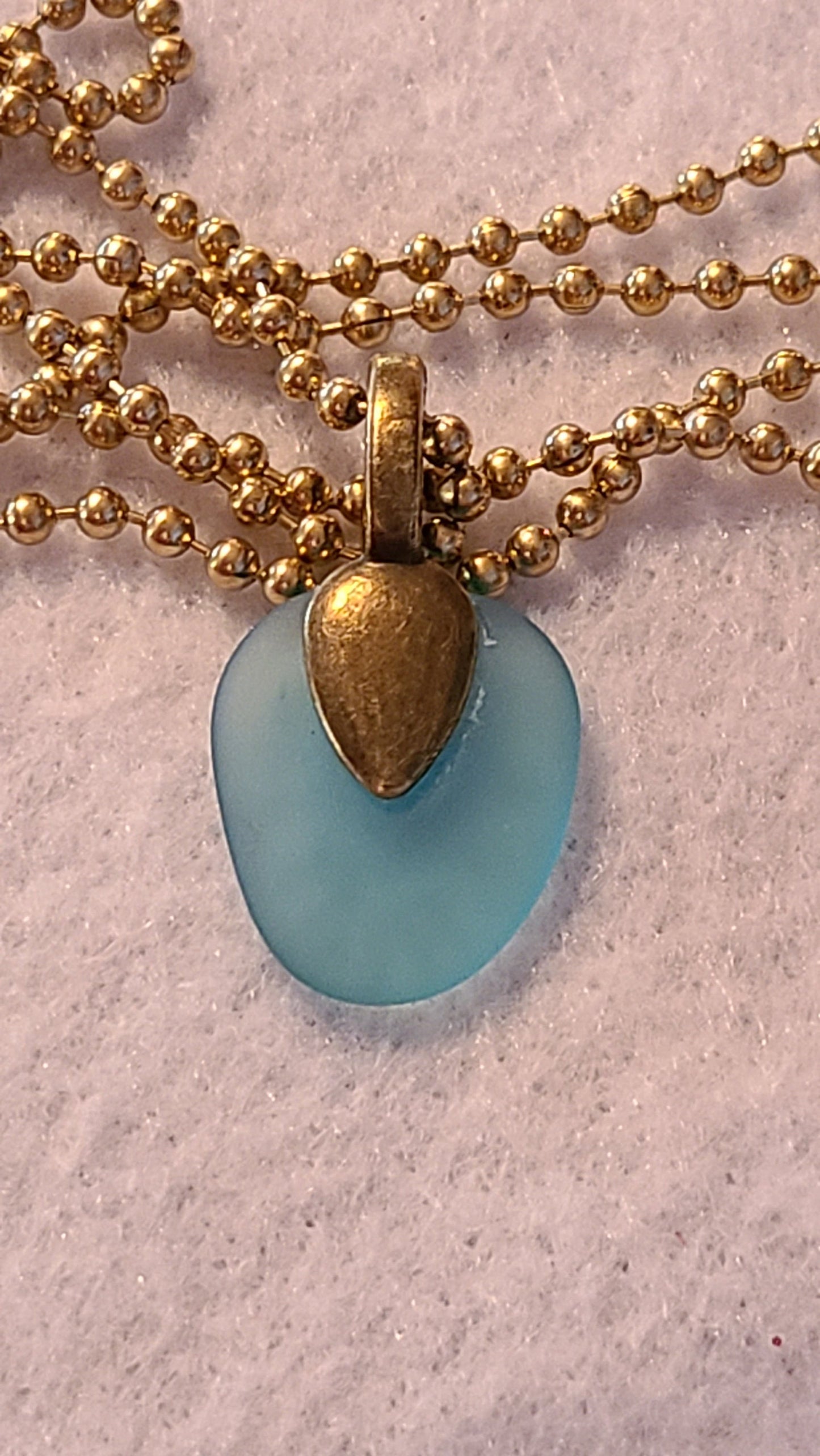 Mini Sea Glass Necklace - Great Gift