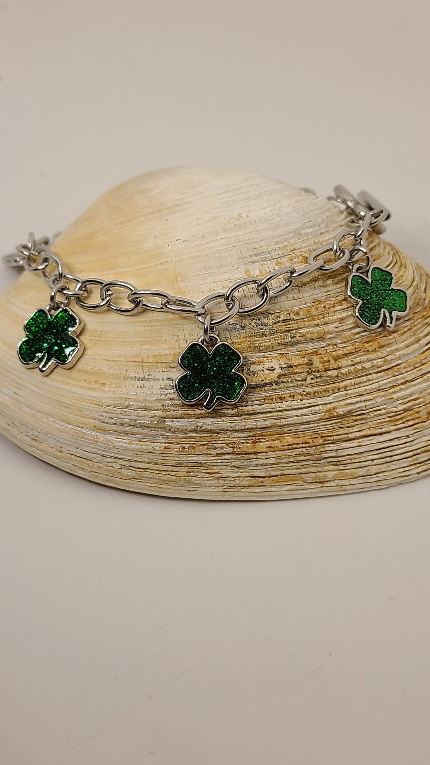 4 Leaf Clover Charm Bracelet