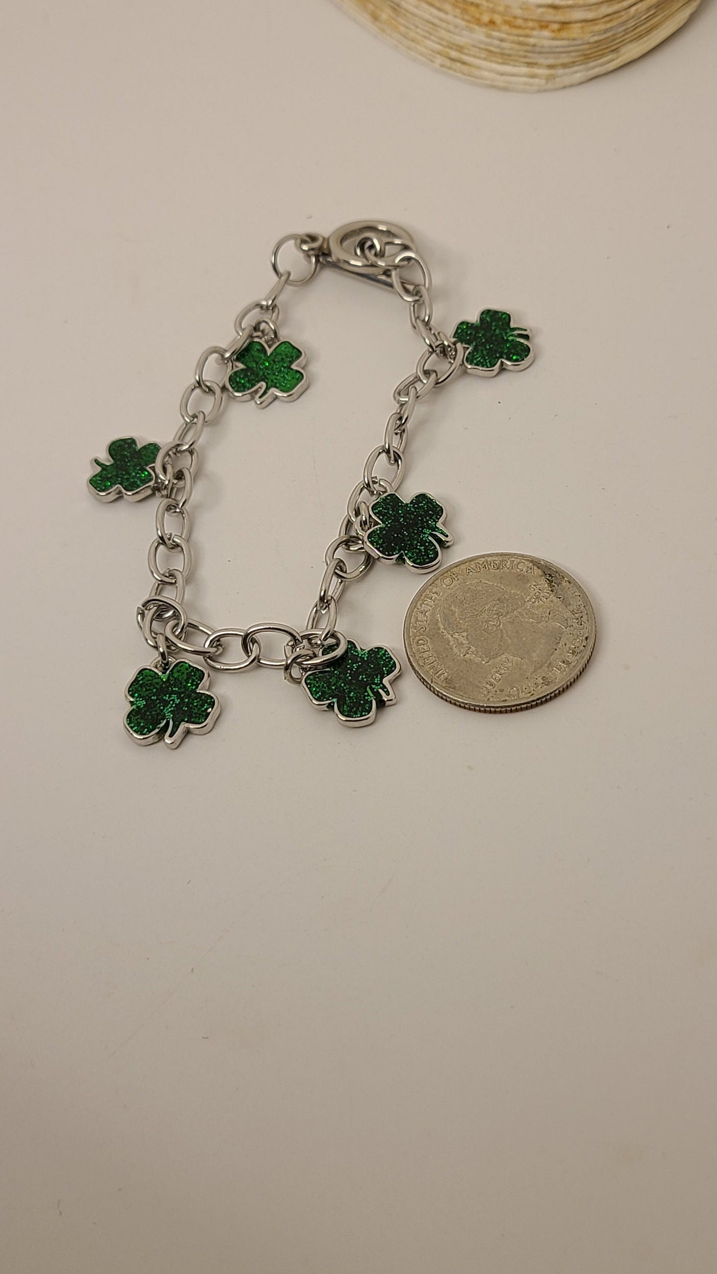 4 Leaf Clover Charm Bracelet