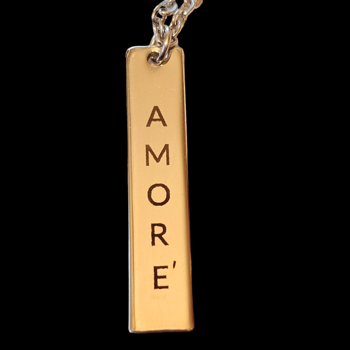 Handmade Stainless Steel Amore' Necklace