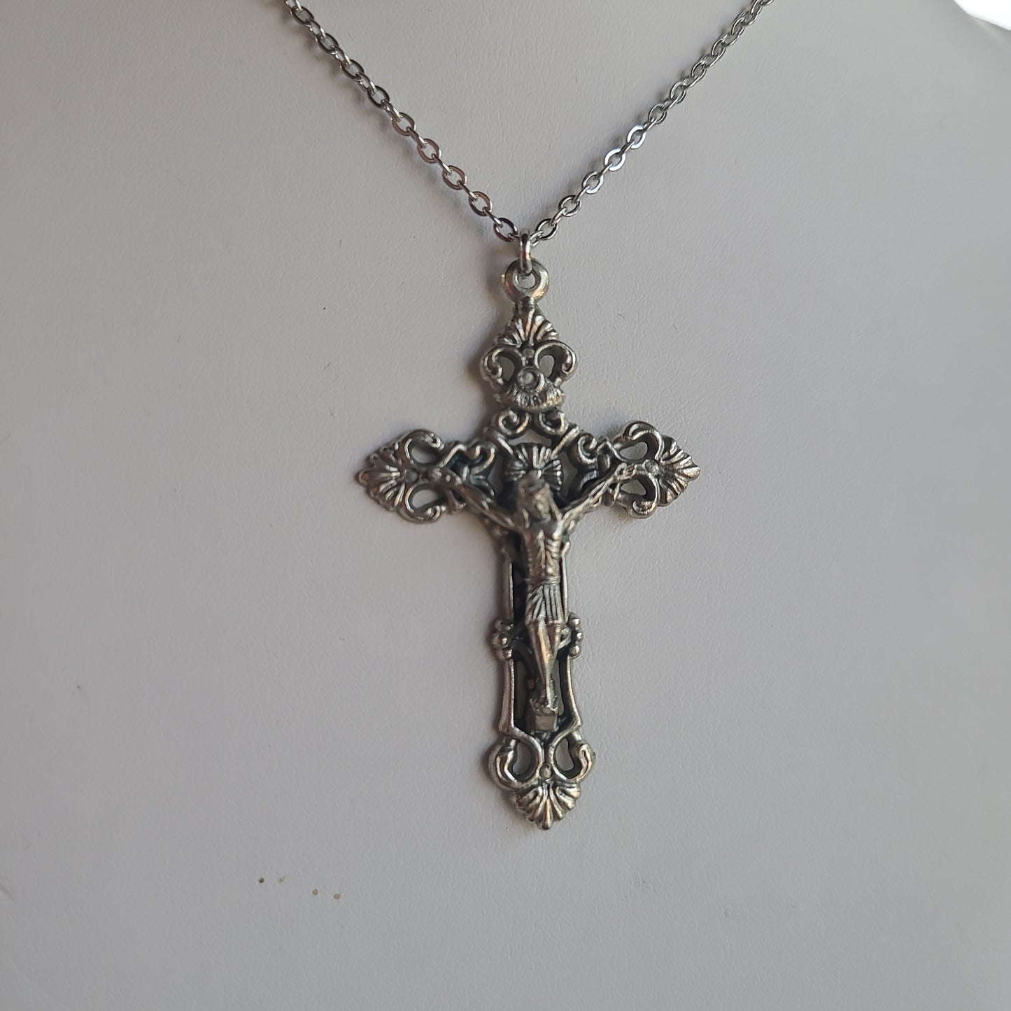 Reincarnated Crucifix Necklace - Great Gift