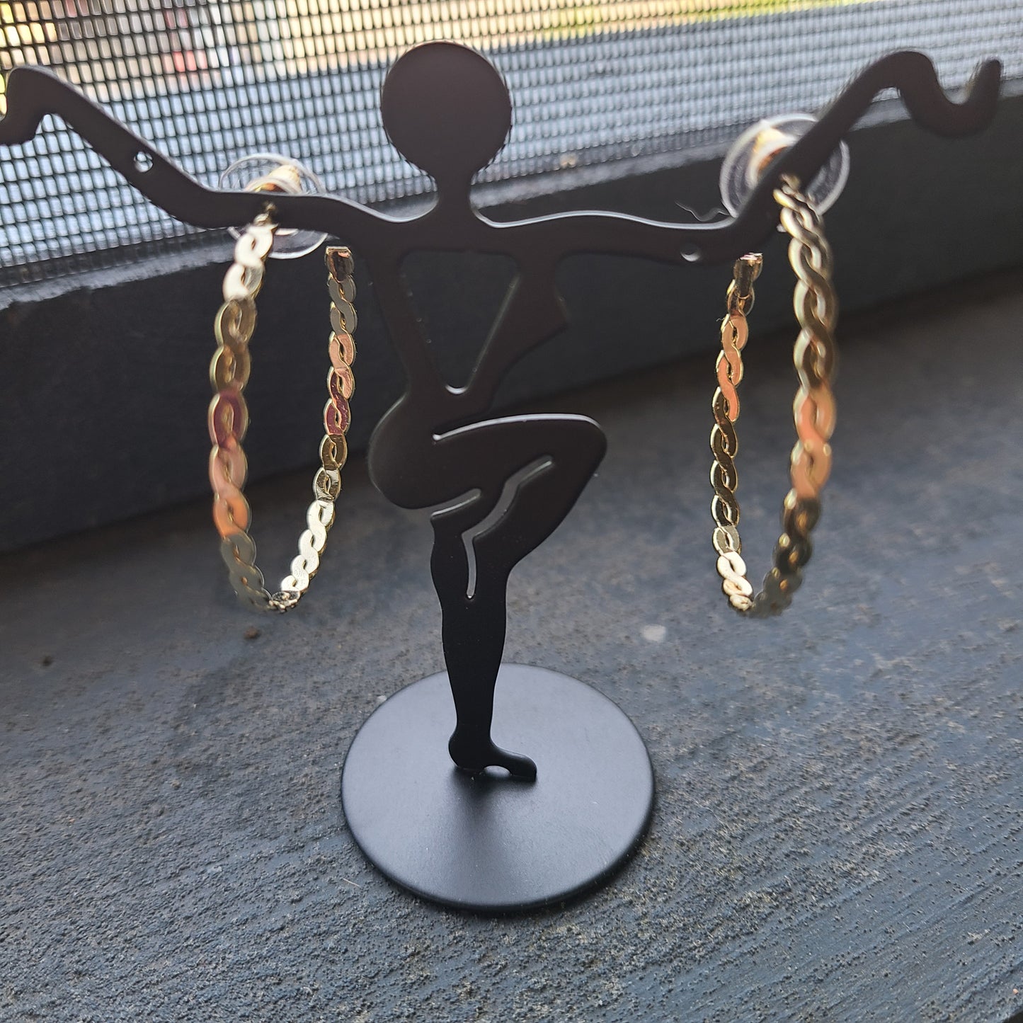 Reincarnated Gold Hoop Earrings - Great Gift