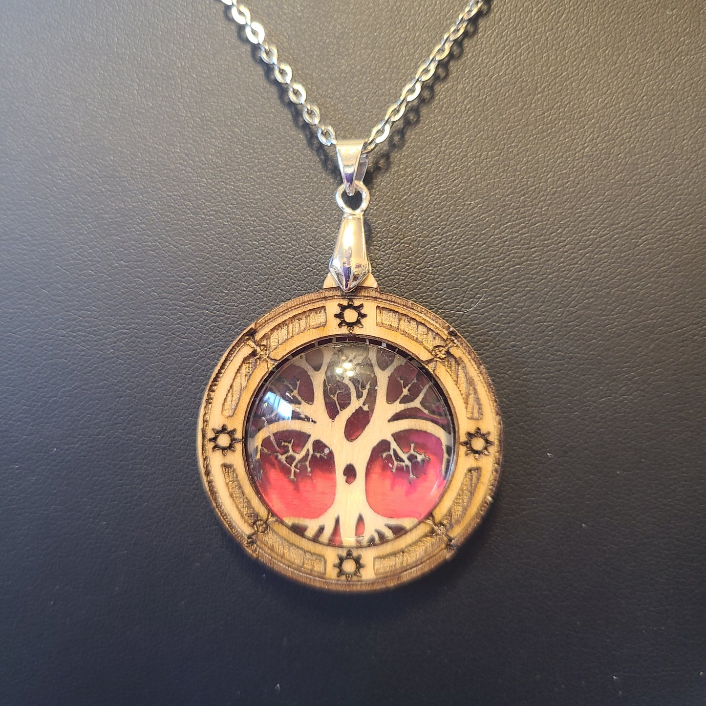 Handmade Wooden Tree Of Life Necklace - Great Gift For Anyone