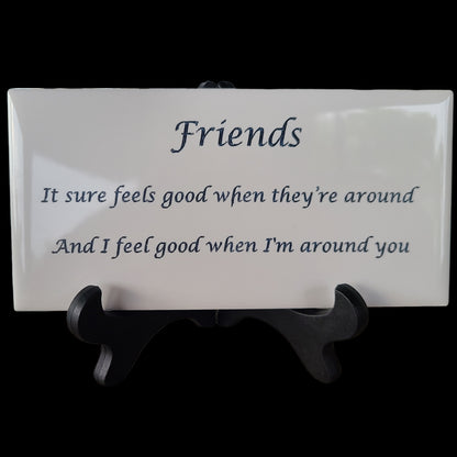 Handmade Friends Plaque - Great Gift for Anyone