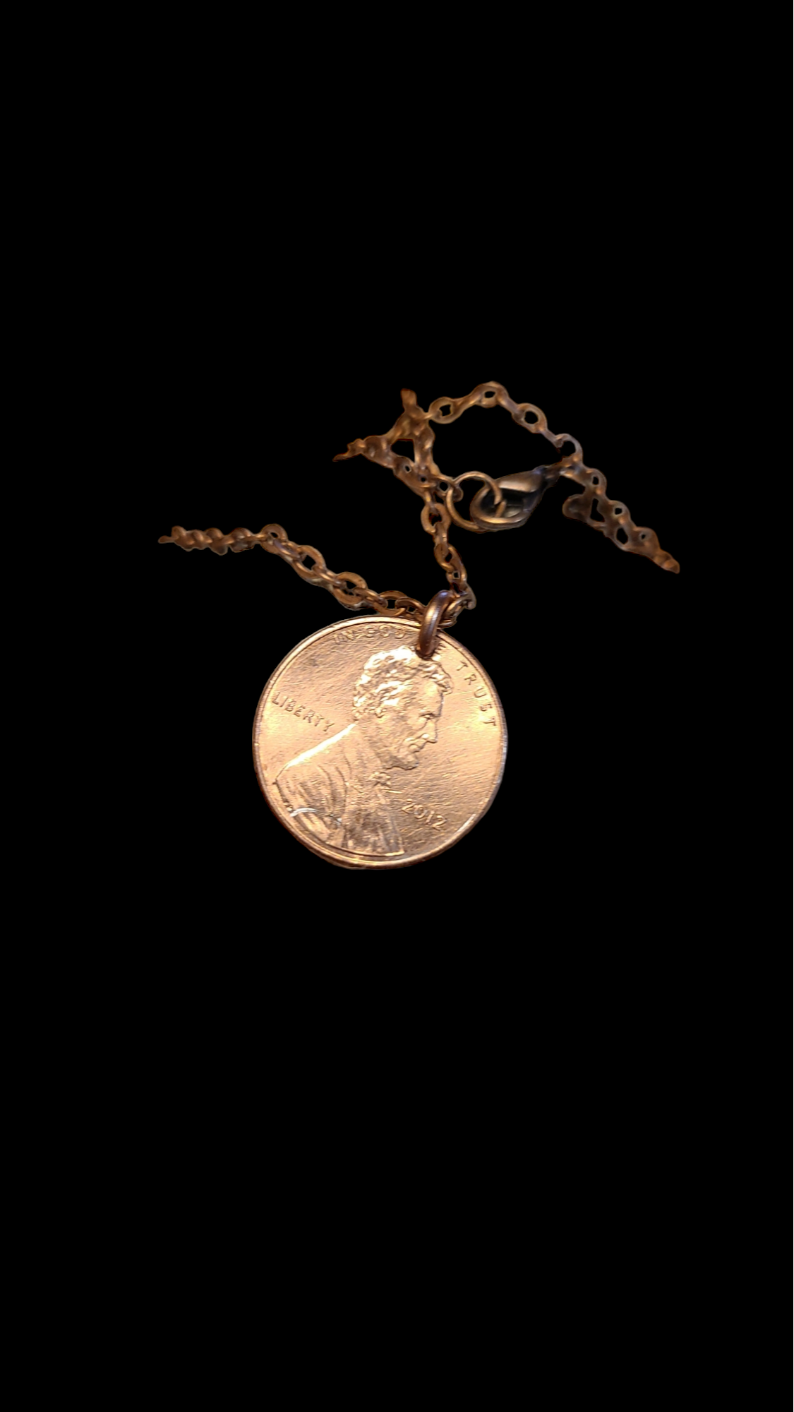 Handmade Penny Necklace Great Gift for Her Great Gift For Him Made in USA