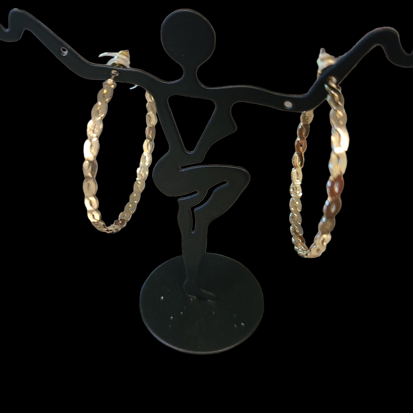 Reincarnated Gold Hoop Earrings - Great Gift