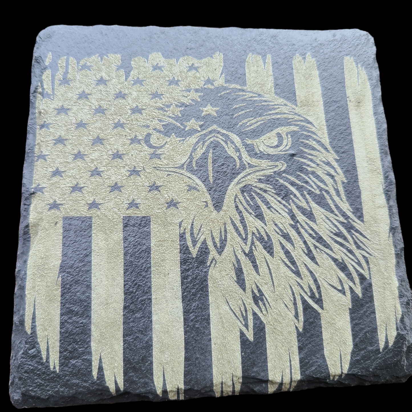 Handmade Patriotic Slate Coasters - Made in the USA