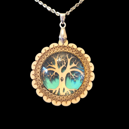 Handmade Wooden Tree Of Life Necklace - Great Gift For Anyone