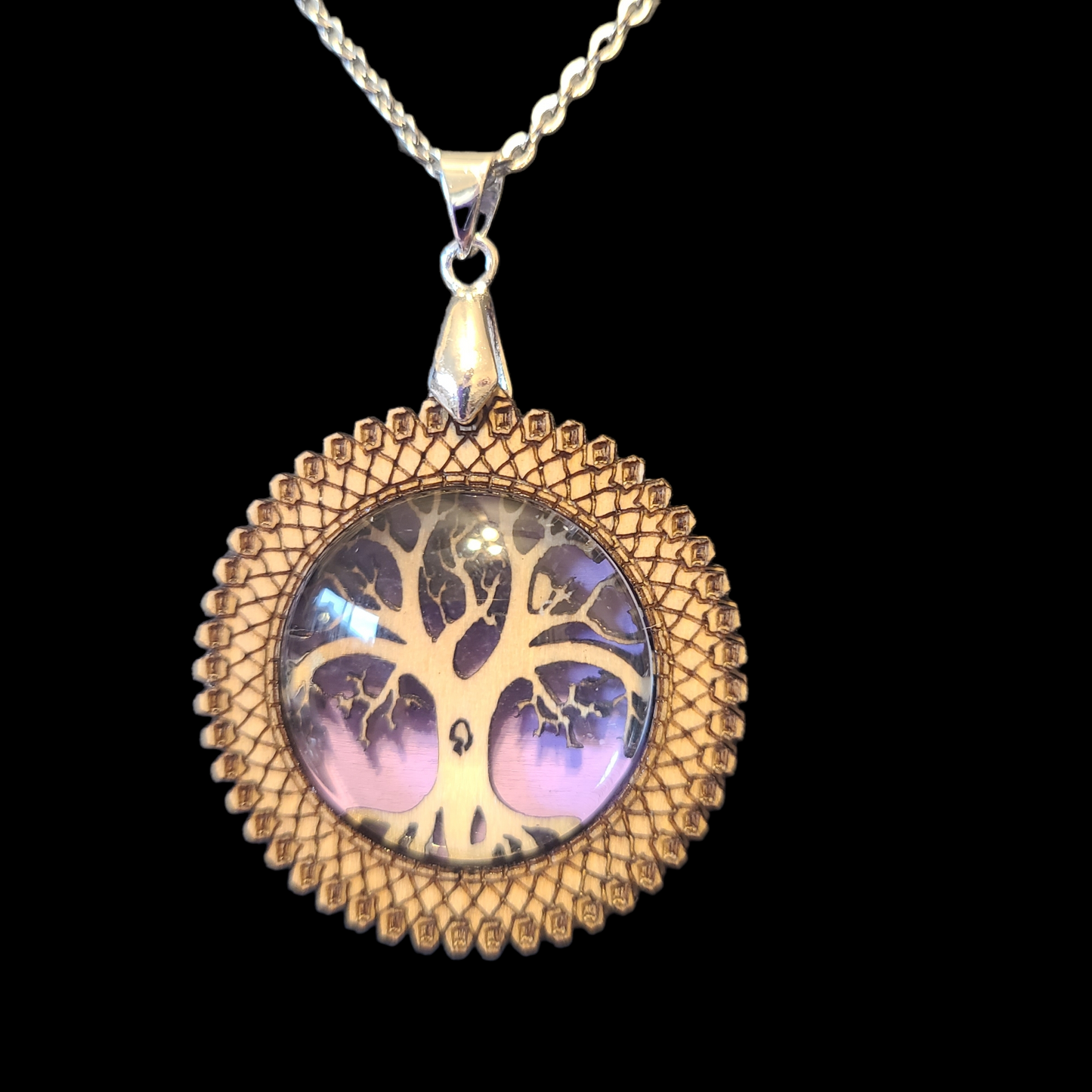 Handmade Wooden Tree Of Life Necklace - Great Gift For Anyone