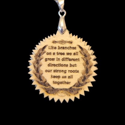 Handmade Wooden Tree Of Life Necklace - Great Gift For Anyone