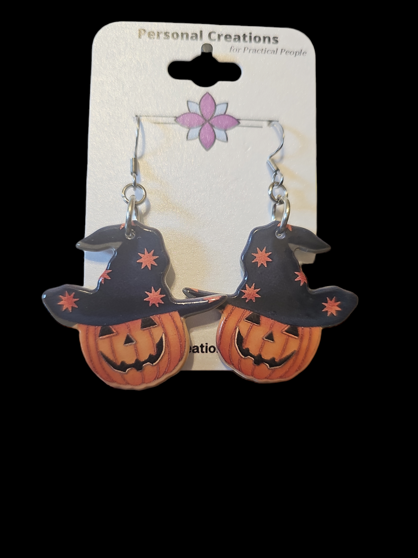 Halloween Earrings - Happy Pumpkin - Great for Halloween Parties