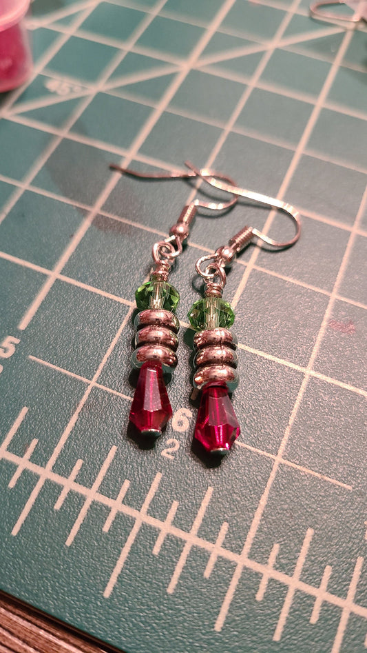 Christmas Pizazze Earrings - Great Holiday Gift