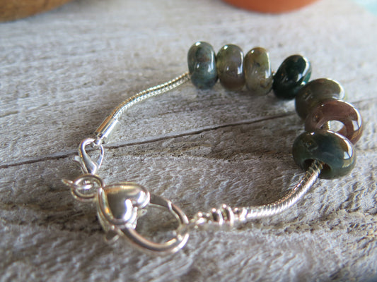 Handmade Indian Agate Bracelet