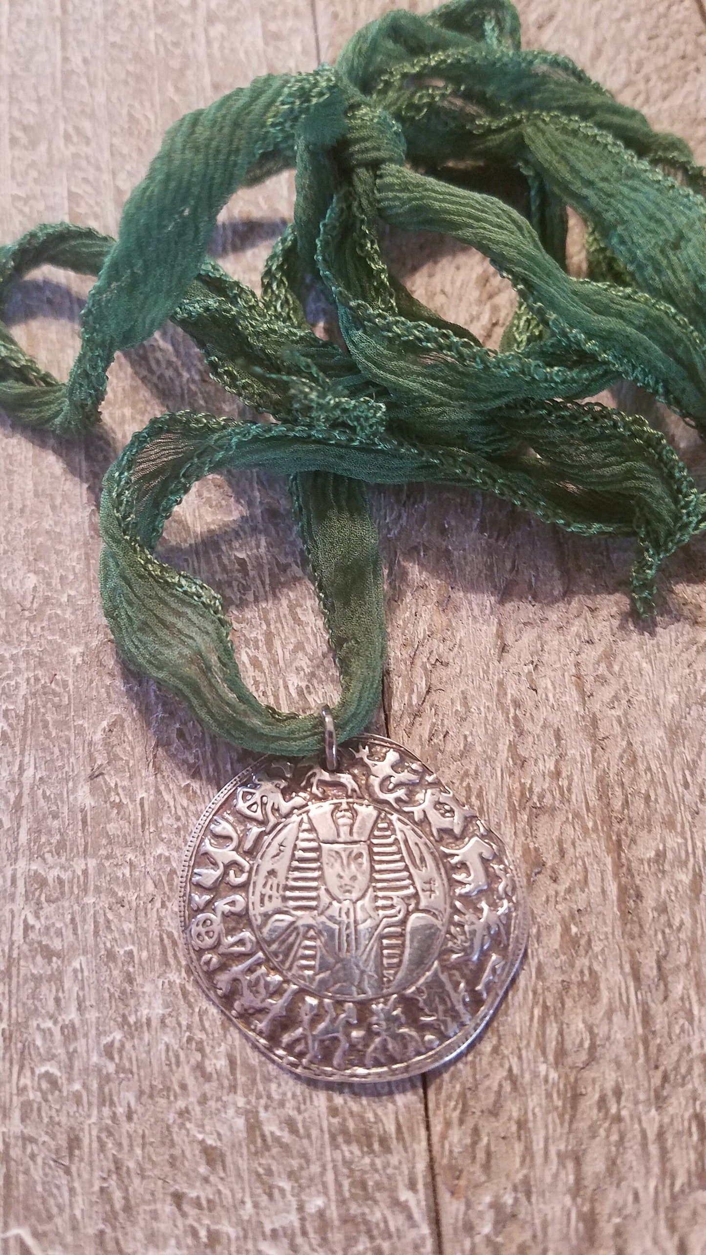 Egyptian Medallion Sterling Silver