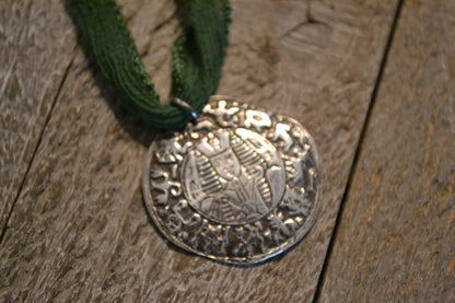 Egyptian Medallion Sterling Silver