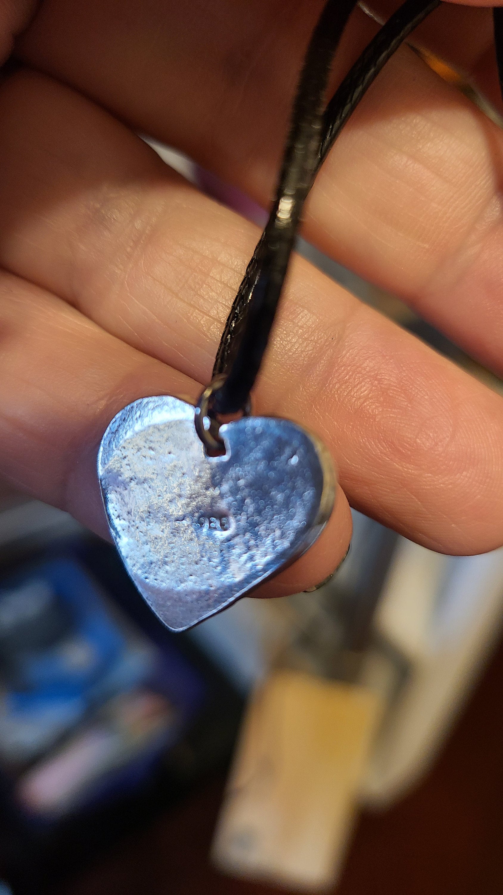 Handmade Pure Silver Heart Necklace Great Gift for Her