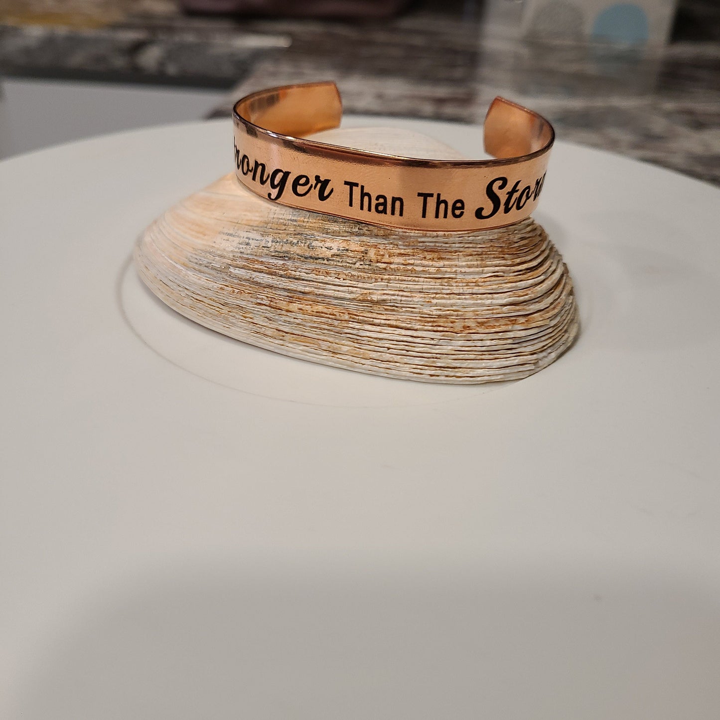 Handmade Copper Cuff Bracelet, Inspirational and Great Gift