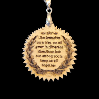 Handmade Wooden Tree Of Life Necklace - Great Gift For Anyone