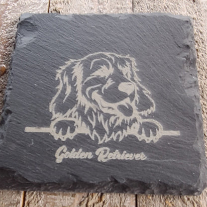 Dog Breed Slate Coasters - Great for Pet Owners, Great for Gifts