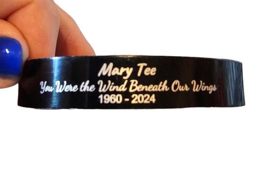 Memorial Cuff Bracelets - Great For Families, Loved Ones and Friends