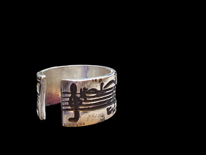 Sheet Music Ring - Stylish and Great Gift for Musicians or Choir Member