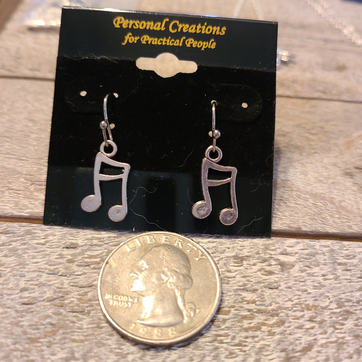 Handmade Musical Notes Earrings