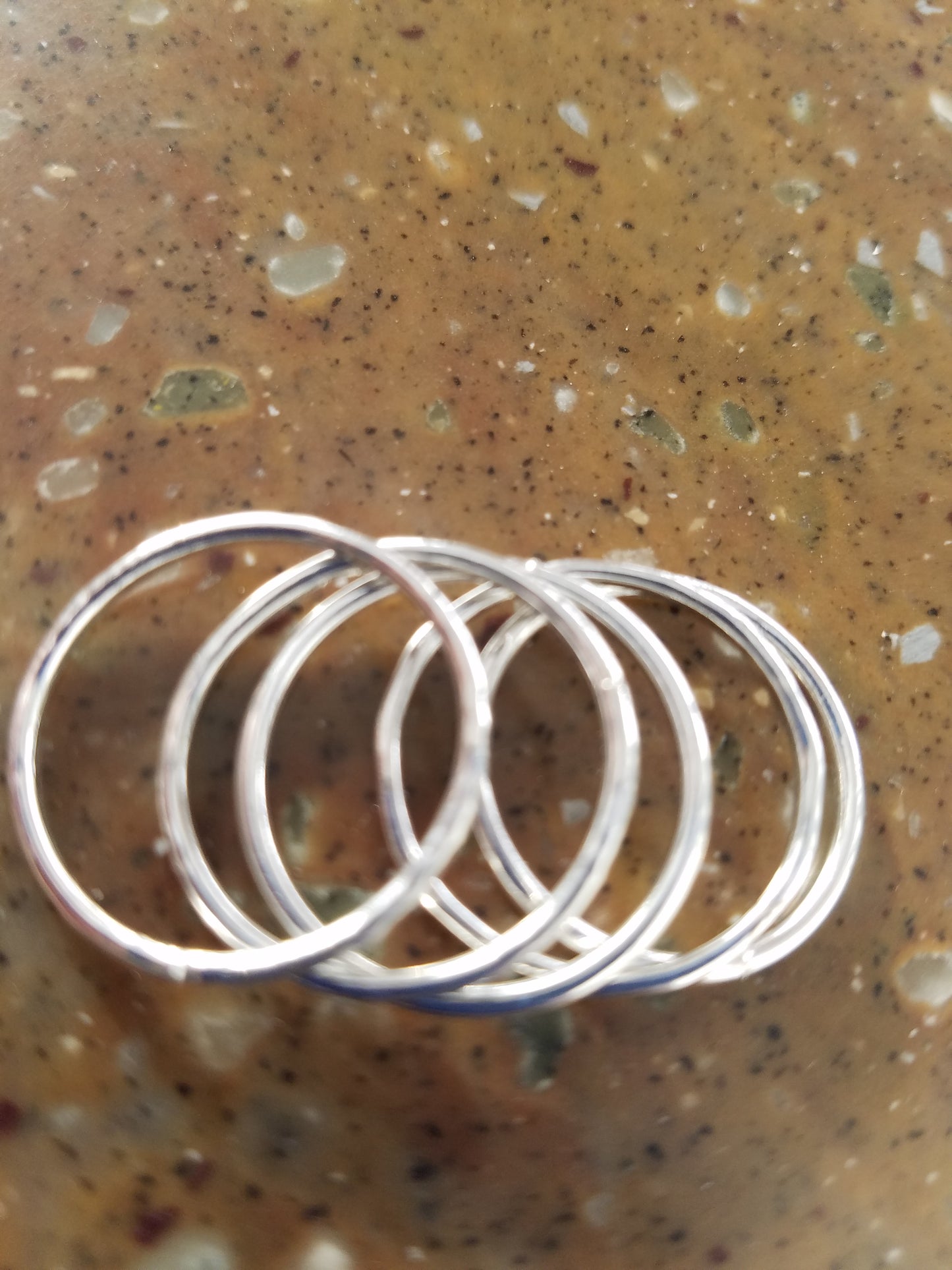 Handmade Sterling Silver Stackable Rings (set of 3) Great Gift Made in USA