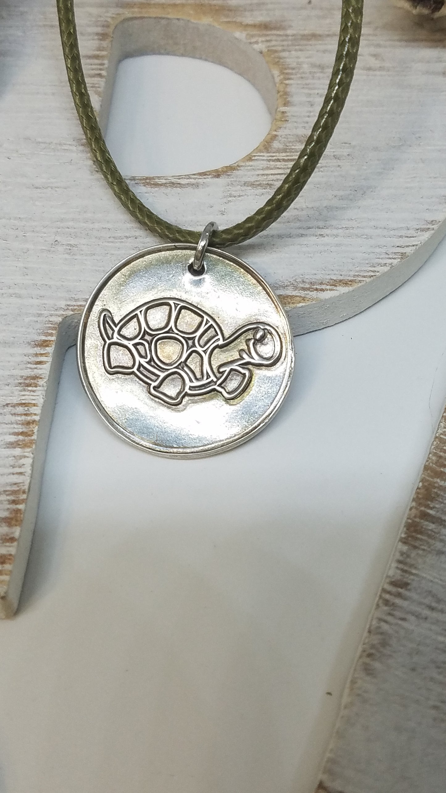 Handmade Pure Silver Turtle Medallions Great Gift Made in USA