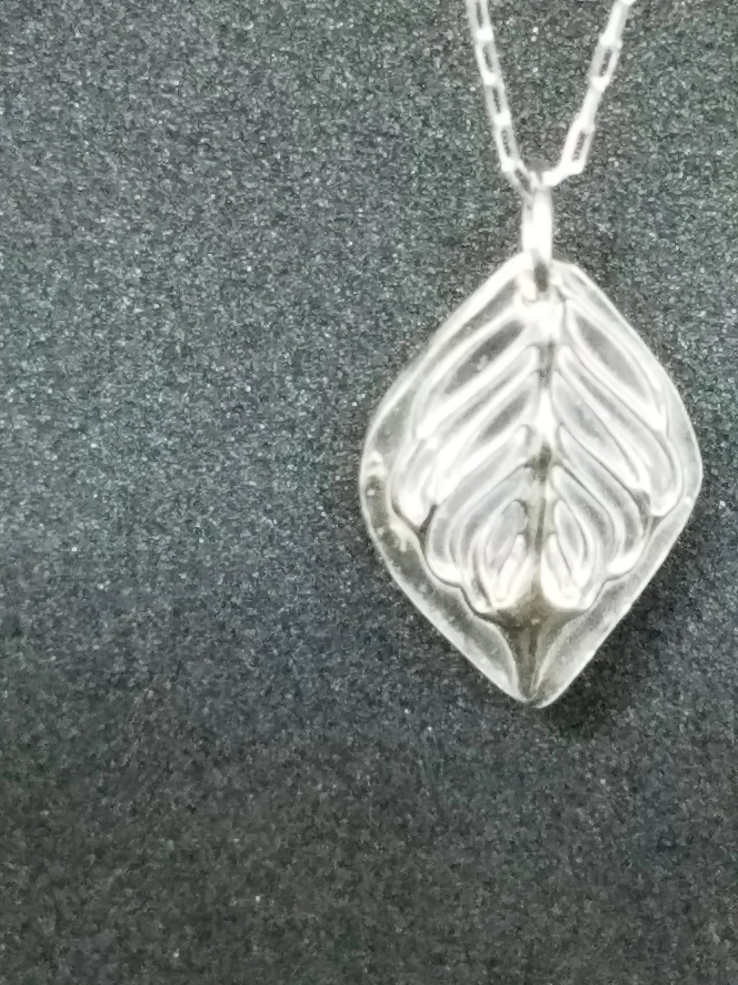 Handmade Fine Silver Petals Necklace