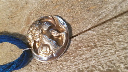 Handmade Wild Child Pure Silver Medallion Great Gift