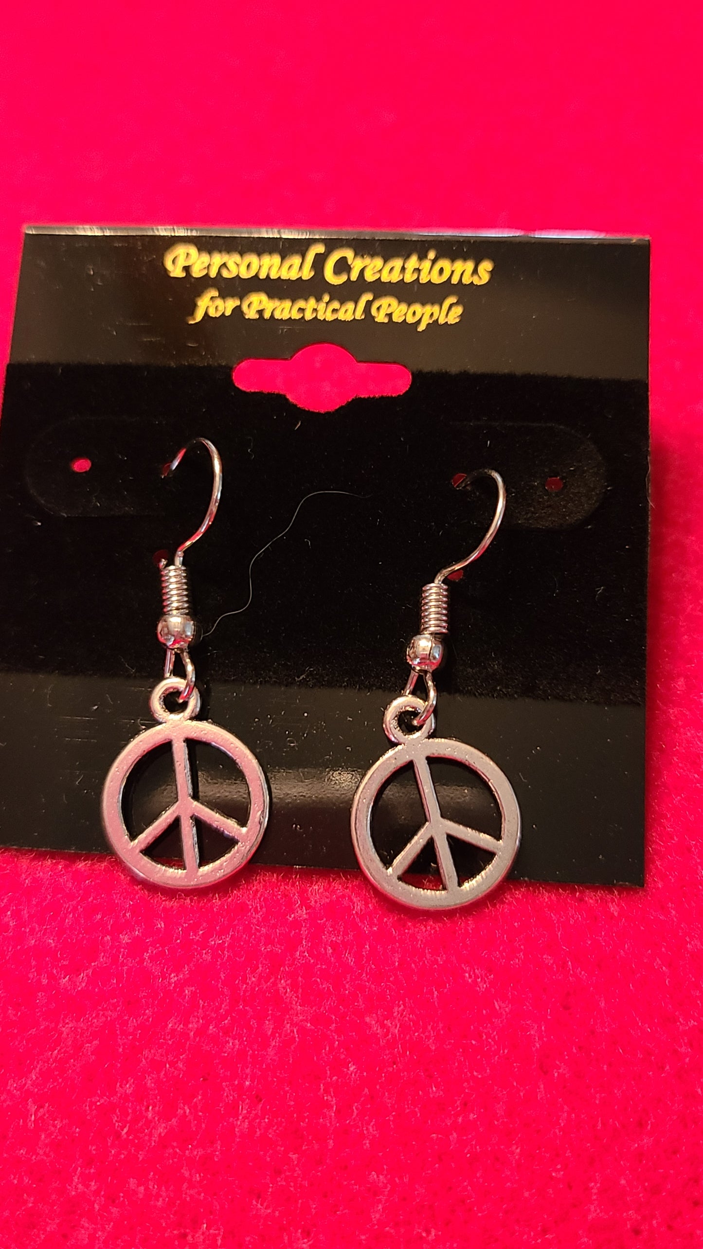 Handmade Peace Be with You Earrings Great Gift Made in USA