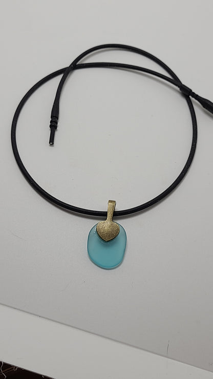 Handmade Sea Glass Fun Necklace Made in USA Gifts for Him or Her