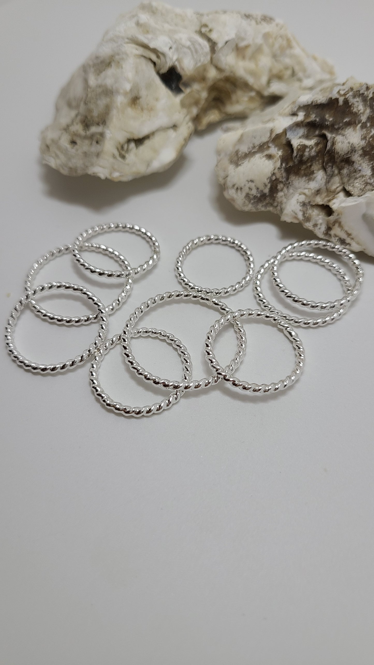 Handmade Sterling Silver Stackable Rings (set of 3) Great Gift Made in USA