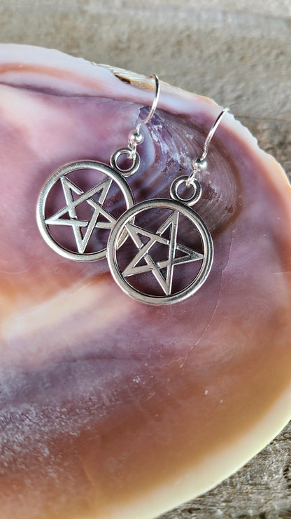 Handmade Pentagram Earrings