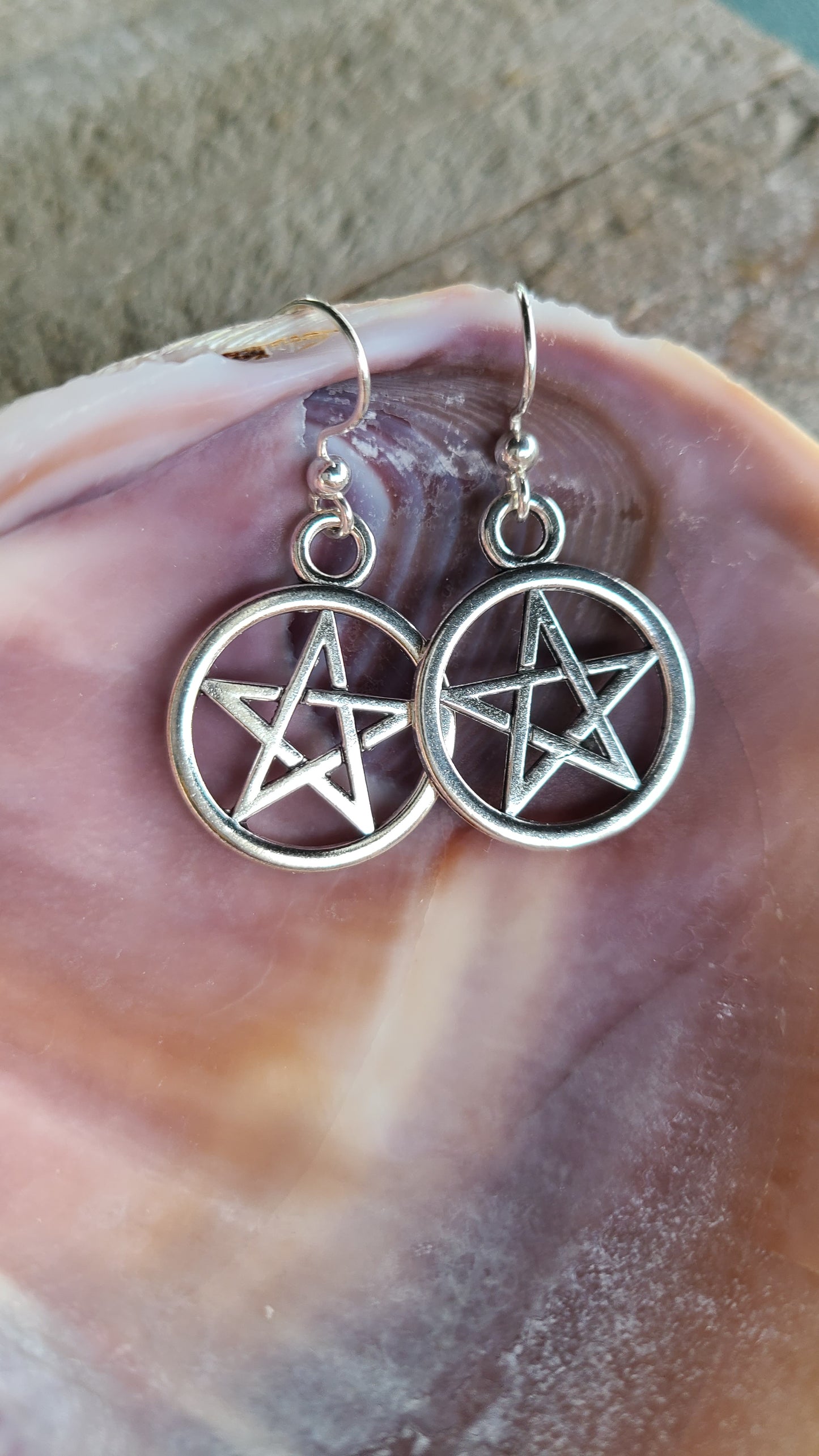 Handmade Pentagram Earrings