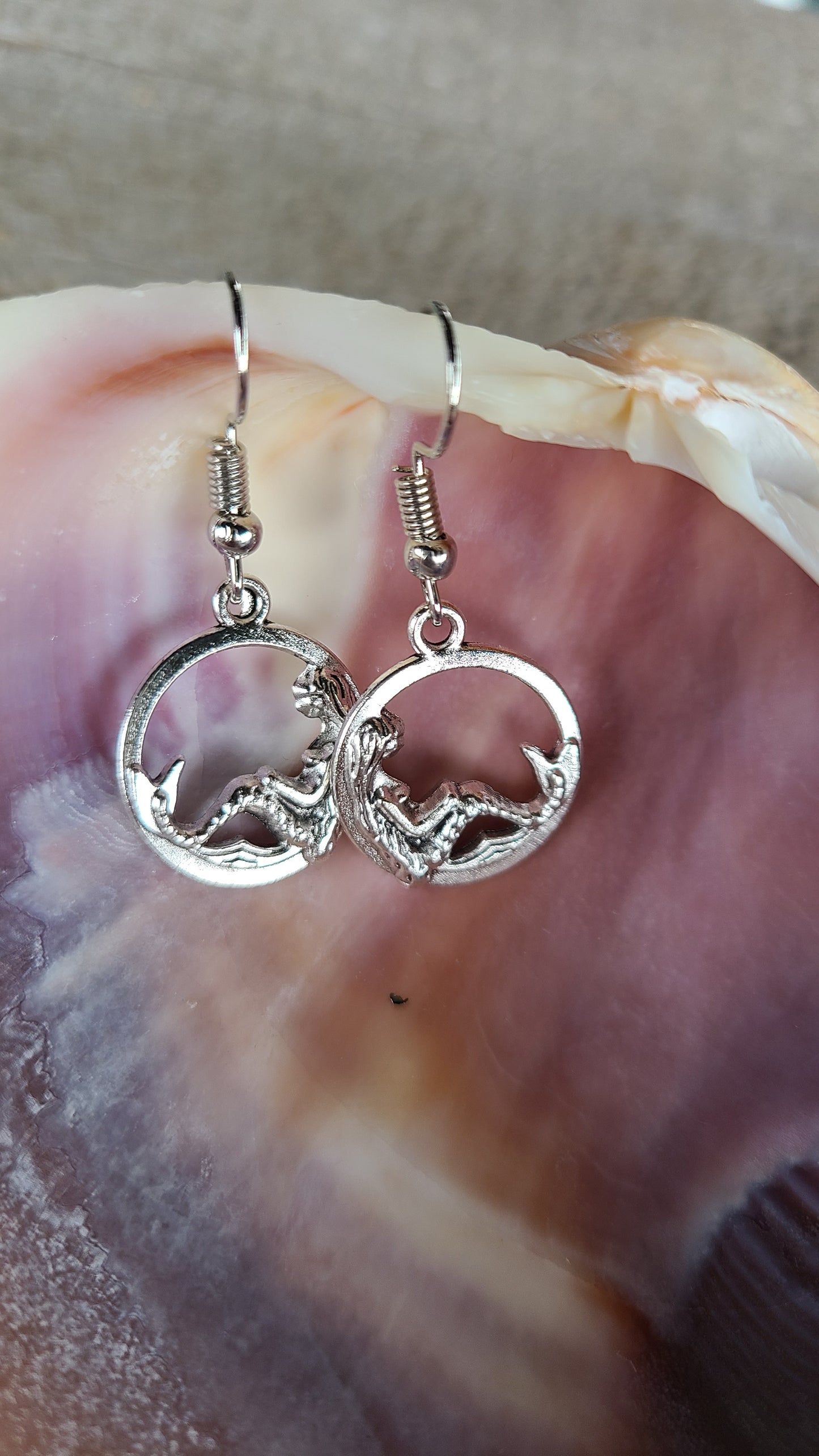 Handmade Relaxing Mermaid Earrings