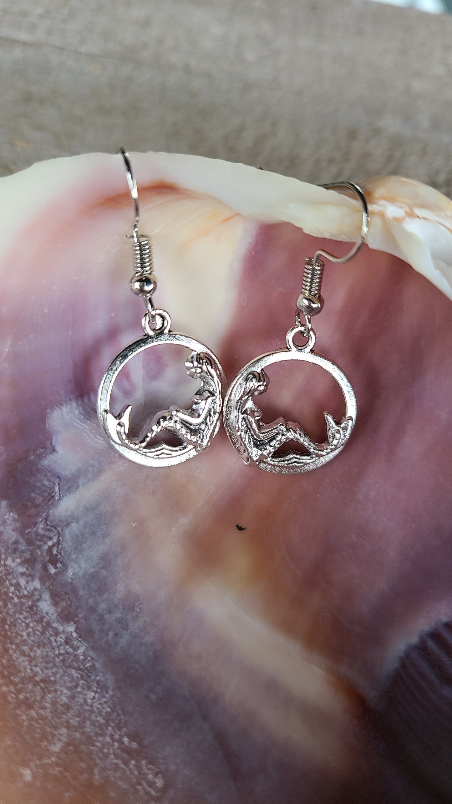 Handmade Relaxing Mermaid Earrings