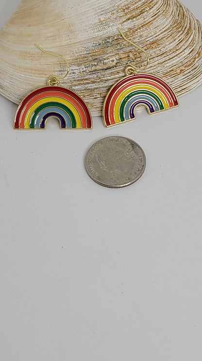 Handmade Rainbow Earrings Great Gift for Her