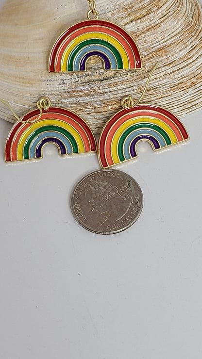 Handmade Rainbow Earrings Great Gift for Her