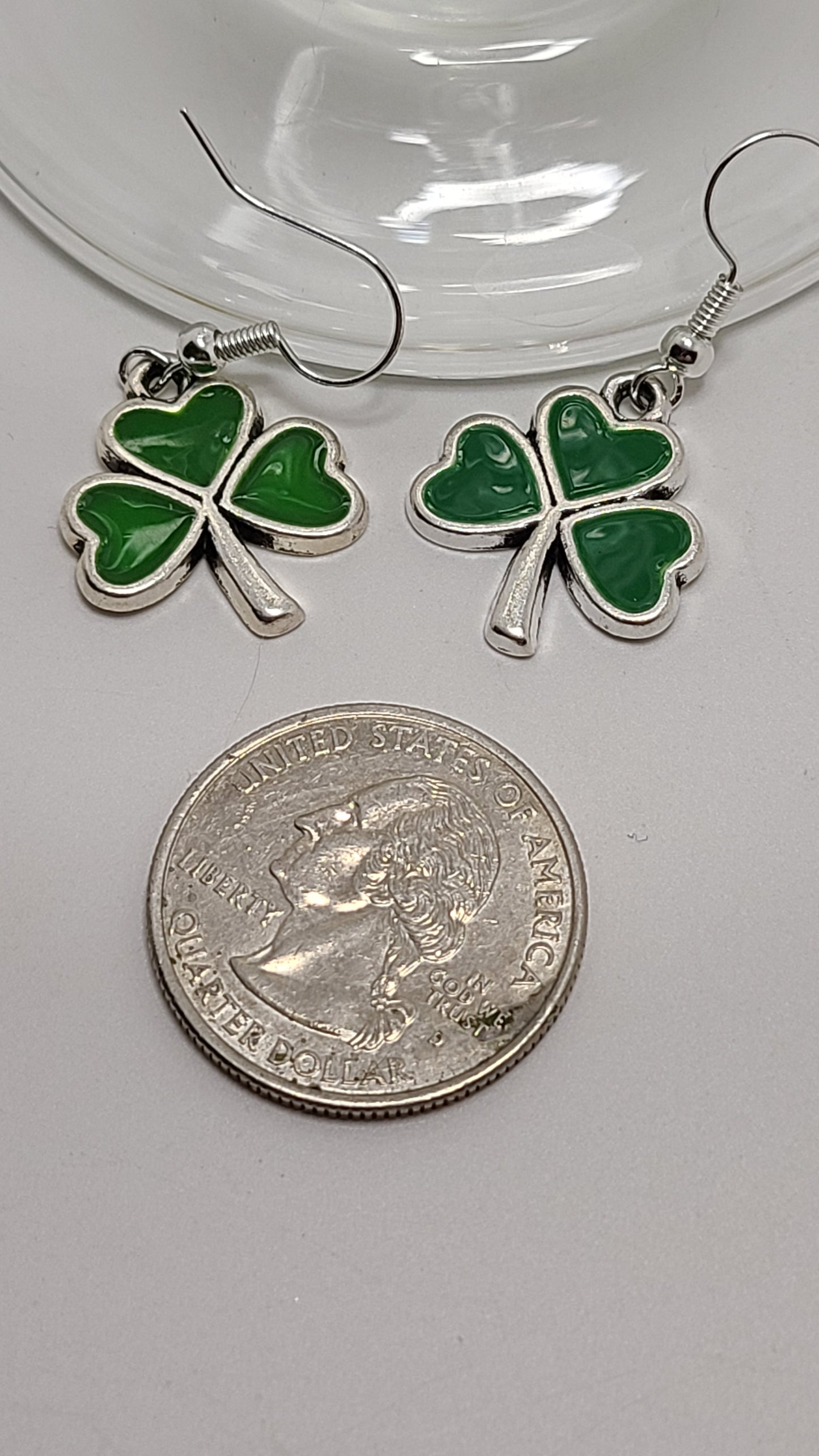 Handmade Irish Clover Earrings