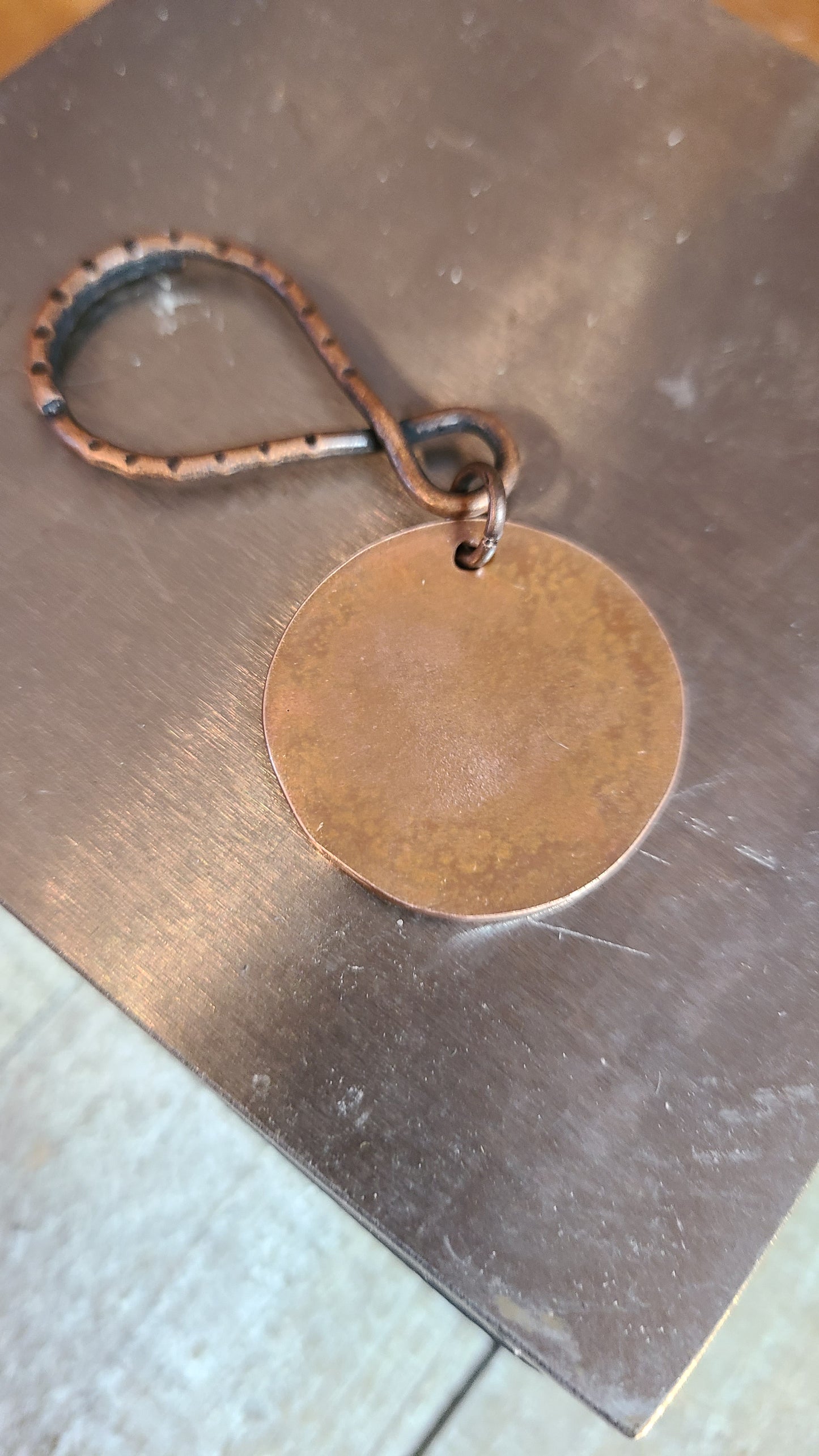 Handmade Copper KeyChain - Tree of Life