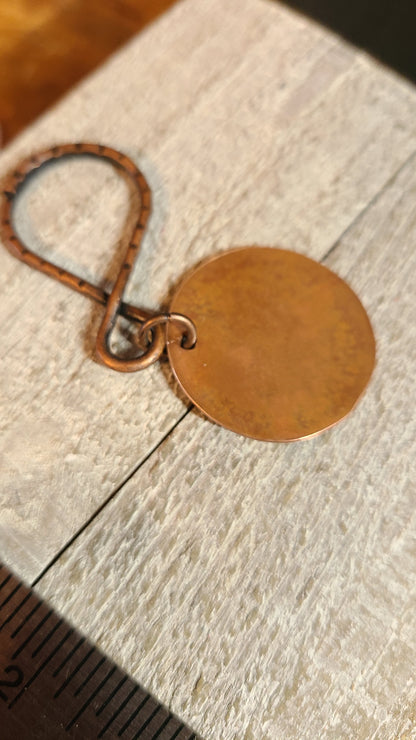 Handmade Copper KeyChain - Tree of Life